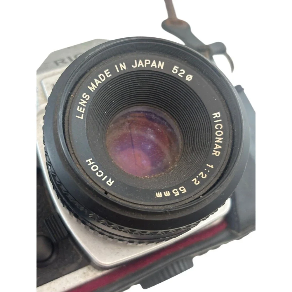 Ricoh KR-5 35mm SLR Film Camera + Lens For Parts